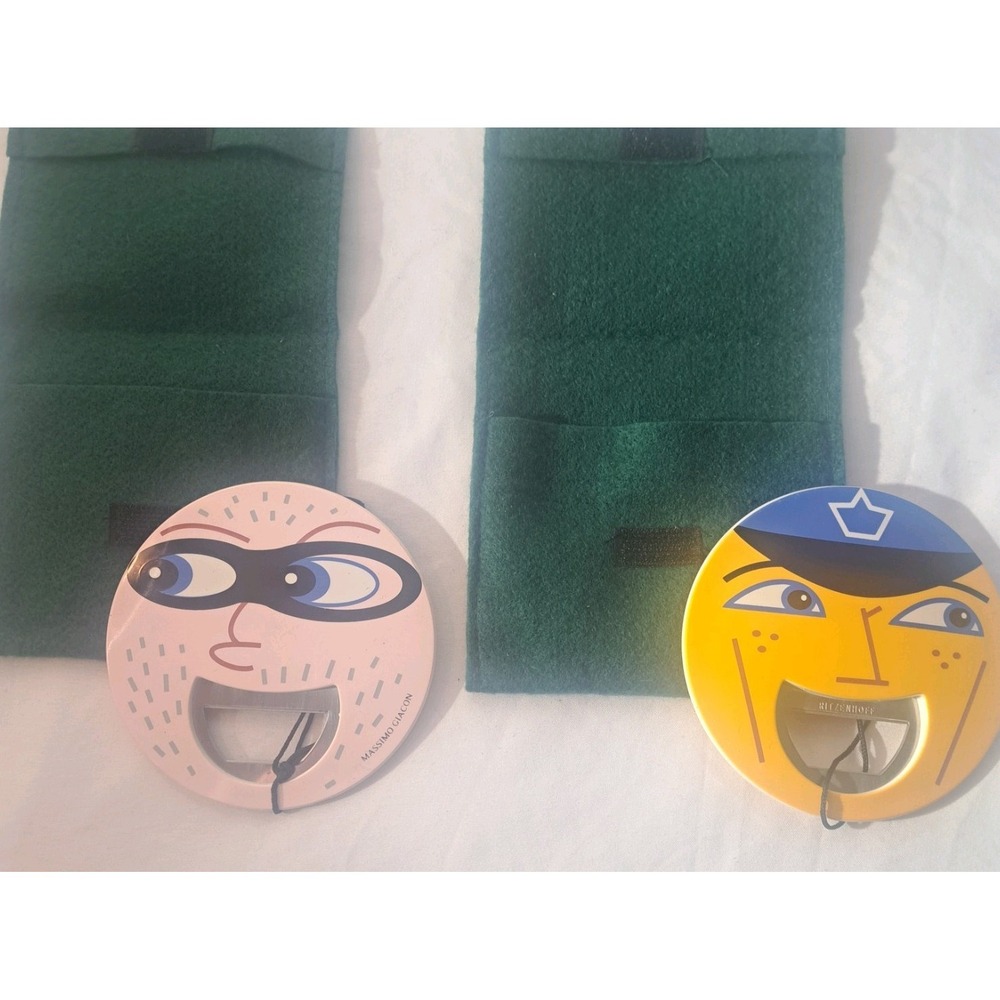 Vintage Ritzenhoff Massimo Giacon Double Sided Face Bottle Opener - Germany NEW